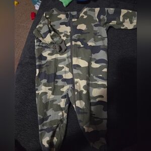0-3 Month Gerber Camouflage Kids One Piece